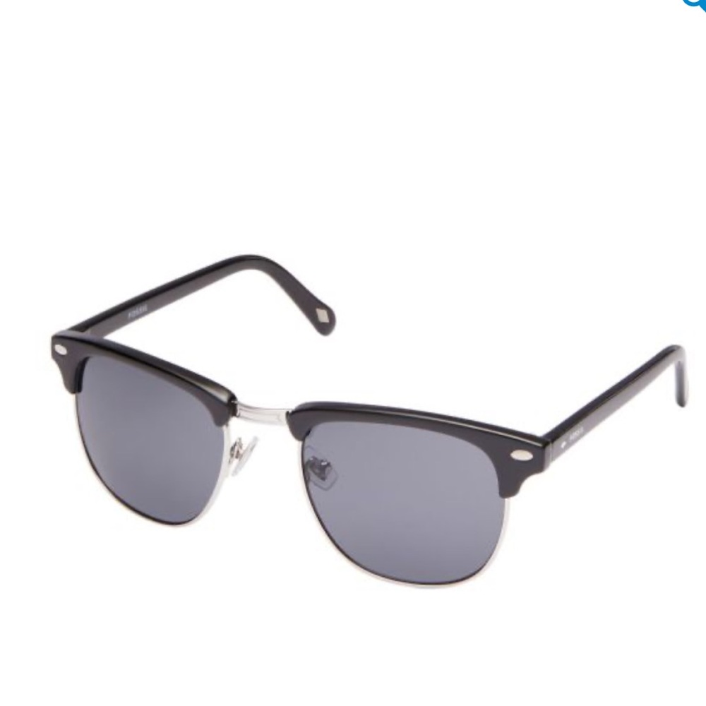 NEW FOSSIL MENS NAVIGATOR BLACK SUNGLASSES
